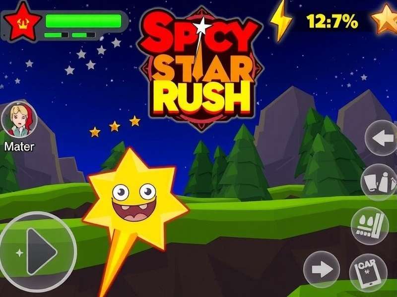 Spicy Star Rush Gameplay Screenshot